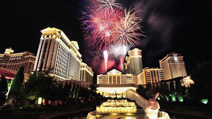 New Year's Eve Fireworks Show Las Vegas