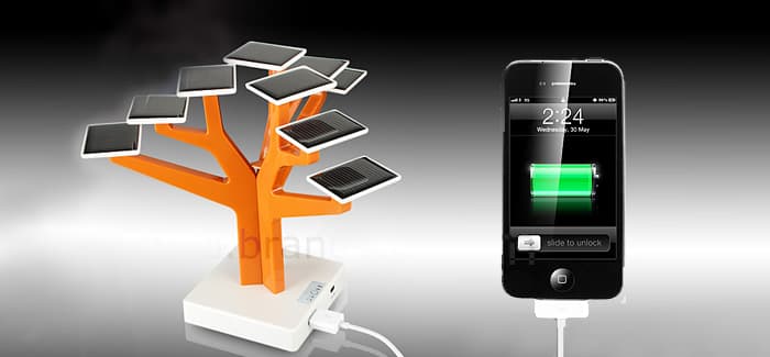 Solar Tree for Cell Phones