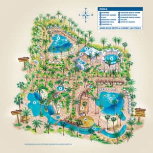 Hard Rock Hotel Pool Map