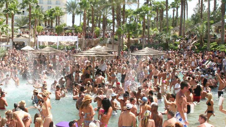 Rehab Pool Party Opening Day 2014