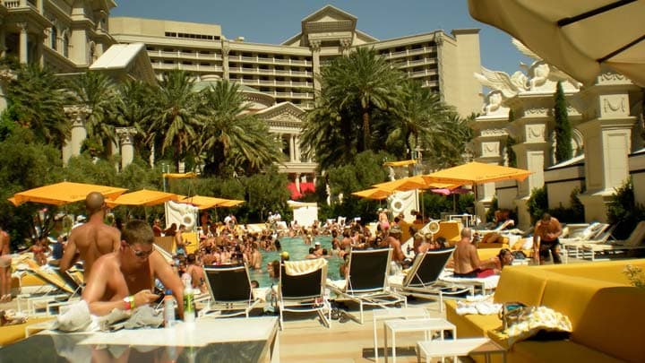 Venus pool at Caesars palace Adult pool