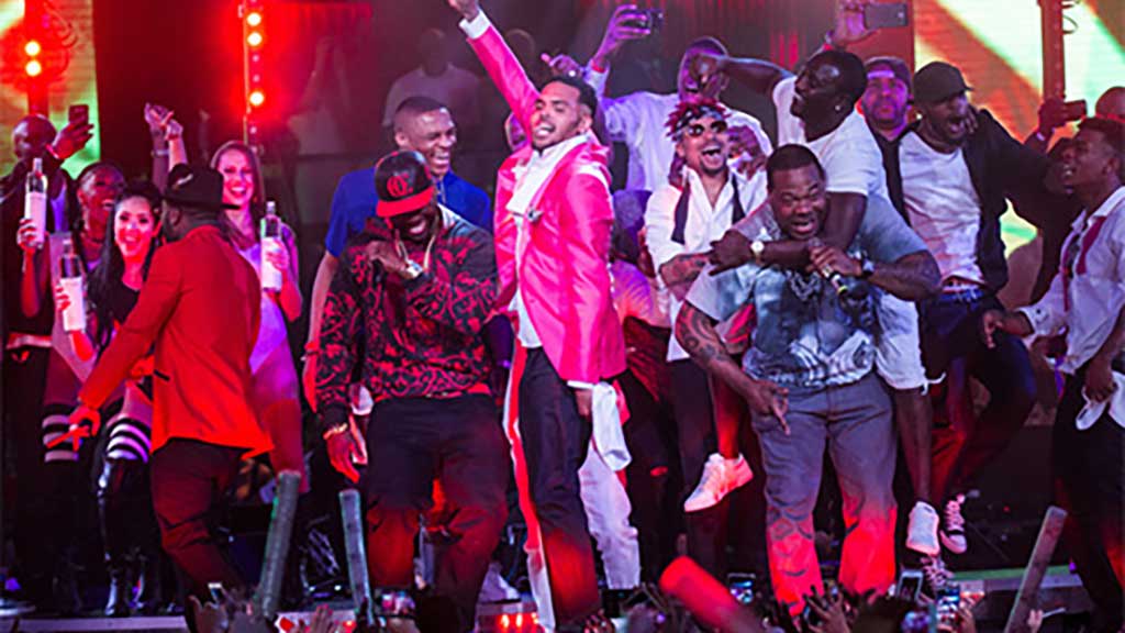 50 Cent Chris Brown Drai's MDW 2015 Vegas